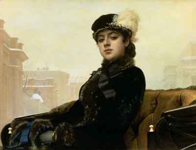 Portrait of an Unknown Woman by Ivan Nikolaevich Kramskoy